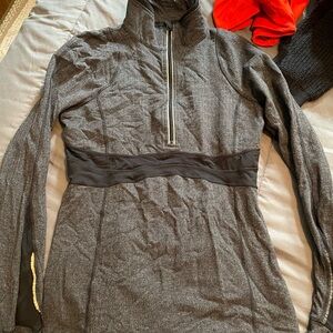 Lululemon Gray Half-Zip Pullover